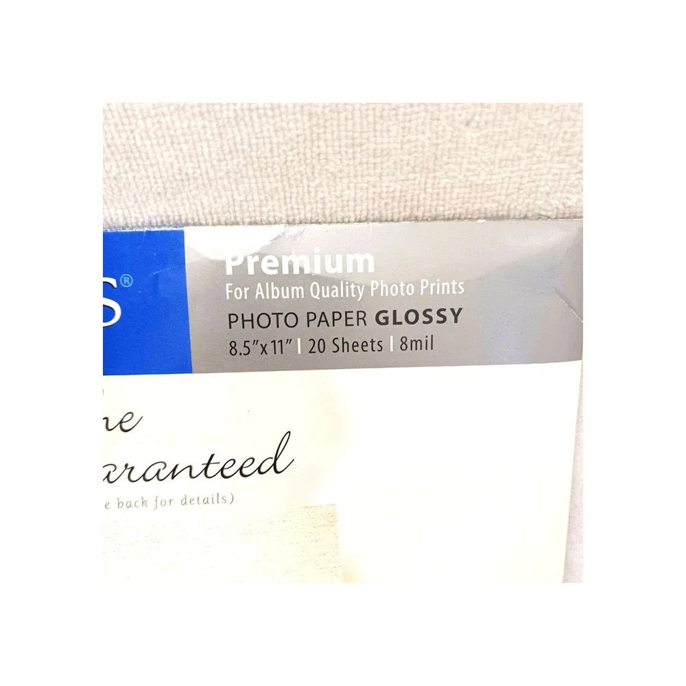PRINT WORKS Glossy Photo Paper 8.5x11'' High‎ Quality 18 Sheets
